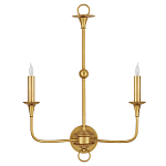 Бра настенное золотого цвета в форме подсвечника Graceful Smoothness варинант исполнения - 3 | Loft Concept в Нижнем Новгороде