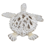 Статуэтка черепаха с ажурным панцирем и детализированной текстурой в белом цвете Marine Accessories варинант исполнения - 4 | Loft Concept в Нижнем Новгороде