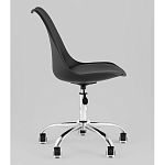 Офисный стул на металлическом основании EGGERY Black пластик варинант исполнения - 4 | Loft Concept в Нижнем Новгороде