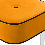 Квадратный мягкий пуф на белых ножках Winton Pouf Square варинант исполнения - 24 | Loft Concept в Нижнем Новгороде