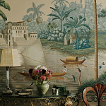 Обои ручная роспись River Scenes of Bengal Kolkata варинант исполнения - 5 | Loft Concept в Нижнем Новгороде