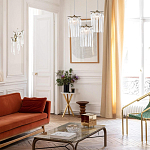 Бра с бронзовыми акцентами и прозрачными стеклянными каплями Droplet Bra варинант исполнения - 4 | Loft Concept в Нижнем Новгороде