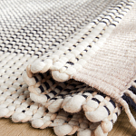 Ковер Woven from Wool с бахромой по краям варинант исполнения - 2 | Loft Concept в Нижнем Новгороде