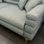 Дизайнерский Диван Lancaster Серо-голубое букле варинант исполнения - 2 | Loft Concept в Нижнем Новгороде