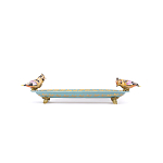 Блюдо фарфоровое Экзотические птички Vivole варинант исполнения - 2 | Loft Concept в Нижнем Новгороде