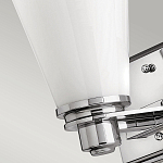 Бра для ванных комнат с белыми стеклянными конусными плафонами Hinkley варинант исполнения - 8 | Loft Concept в Нижнем Новгороде