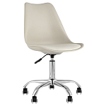 Офисный стул на металлическом основании EGGERY Beige варинант исполнения - 1 | Loft Concept в Нижнем Новгороде