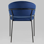 Стул в велюре синего цвета Horizon варинант исполнения - 4 | Loft Concept в Нижнем Новгороде