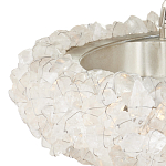 Люстра светодиодная фактурная в форме кольца Amber Crystal варинант исполнения - 2 | Loft Concept в Нижнем Новгороде