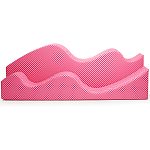 Дизайнерский модульный диван волнистой формы с цветным принтом Poltronova Superonda Sofa варинант исполнения - 8 | Loft Concept в Нижнем Новгороде