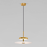 Светодиодный подвесной светильник латунь с мраморным рассеивателем варинант исполнения - 1 | Loft Concept в Нижнем Новгороде