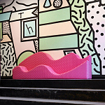 Дизайнерский модульный диван волнистой формы с цветным принтом Poltronova Superonda Sofa варинант исполнения - 13 | Loft Concept в Нижнем Новгороде