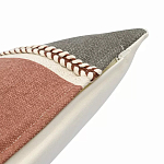 Подушка декоративная с геометрическим узором и плетенными вставками Divine Abstractions варинант исполнения - 3 | Loft Concept в Нижнем Новгороде