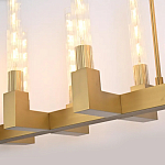 Люстра CANELLE Linear Chandelier 12 Modern Brass варинант исполнения - 3 | Loft Concept в Нижнем Новгороде