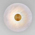 Бра светодиодный с мраморным рассеивателем латунь варинант исполнения - 1 | Loft Concept в Нижнем Новгороде