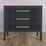 Тумба Primo  с тремя ящиками шпон Черный дуб варинант исполнения - 2 | Loft Concept в Нижнем Новгороде