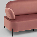 Диван в велюровой обивке цвета пыльная роза COLOR BLOCK варинант исполнения - 5 | Loft Concept в Нижнем Новгороде