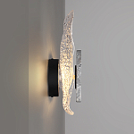 Бра с волнообразным стеклянным плафоном и вставкой из мрамора Liquid Stone варинант исполнения - 2 | Loft Concept в Нижнем Новгороде