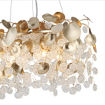 Люстра с декоративными подвесками из прозрачного стекла в форме монеток FAIRYTREE Light варинант исполнения - 5 | Loft Concept в Нижнем Новгороде