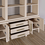 Модульный стеллаж Primo из трех составных элементов Светлый дуб варинант исполнения - 5 | Loft Concept в Нижнем Новгороде