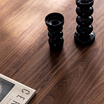 Кофейный стол овальный из дерева с 2-мя ящиками Coffee Walnut Table варинант исполнения - 6 | Loft Concept в Нижнем Новгороде