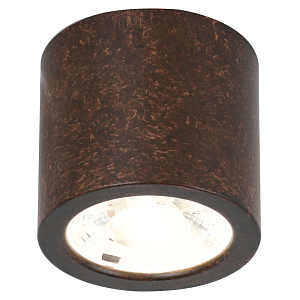 Накладной спот цвета ржавчины Simple Shape 6 см