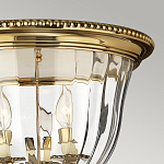 Потолочный светильник цвета латунь с прозрачным плафоном в форме чаши Hinkley варинант исполнения - 11 | Loft Concept в Нижнем Новгороде