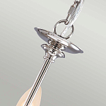 Люстра цвета никель с прозрачными стеклянными подвесками в форме капель Elstead Lighting варинант исполнения - 9 | Loft Concept в Нижнем Новгороде