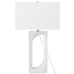 Настольная лампа на прямоугольном корпусе с тканевым абажуром One Piece Support варинант исполнения - 4 | Loft Concept в Нижнем Новгороде