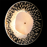 Бра с белым рельефным плафоном и стеклом с рисунком FLOW варинант исполнения - 2 | Loft Concept в Нижнем Новгороде