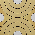 Дизайнерская плитка с узором Диски варинант исполнения - 2 | Loft Concept в Нижнем Новгороде