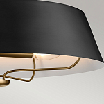 Подвесной светильник с конусовидным металлическим абажуром черного цвета Kichler варинант исполнения - 16 | Loft Concept в Нижнем Новгороде