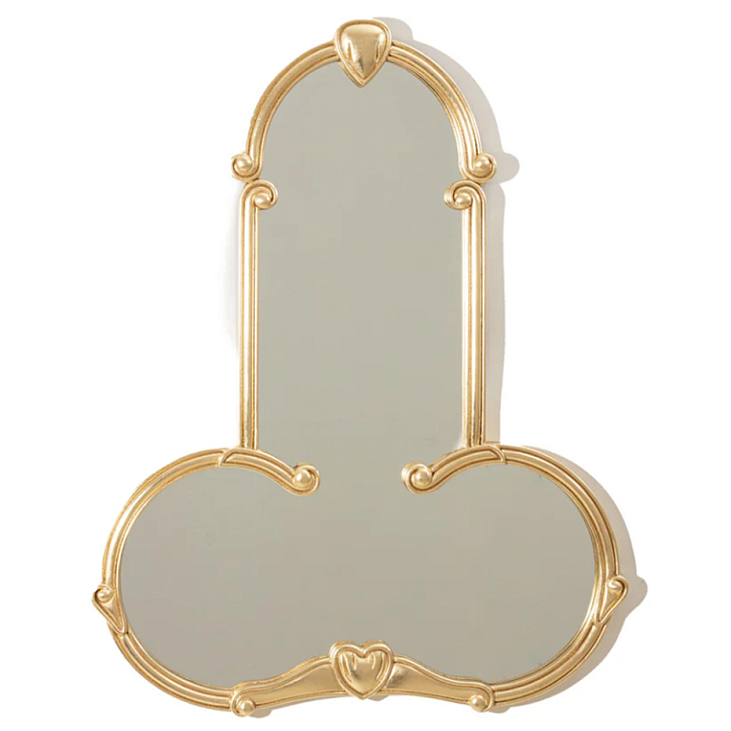 Зеркало SELETTI Liberty Mirror Man Золотой в Нижнем Новгороде | Loft Concept 