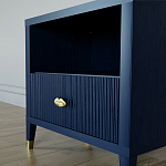 Прикроватная тумбочка с полкой Elsa Dreams Blue варинант исполнения - 3 | Loft Concept в Нижнем Новгороде