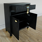 Комод Elsa Dreams Black Двухстворчатый  варинант исполнения - 2 | Loft Concept в Нижнем Новгороде