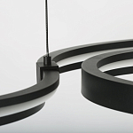 Люстра подвесная светодиодная в виде волнообразной ленты Ribbon Vortex варинант исполнения - 8 | Loft Concept в Нижнем Новгороде