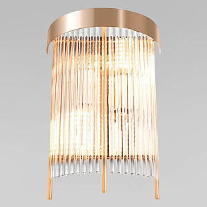 Бра с металлическим основанием и хрустальными трубками Gladia