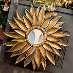 Зеркало-солнце с золотыми с лучами Rays of Peace варинант исполнения - 3 | Loft Concept в Нижнем Новгороде