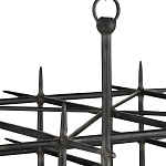 Люстра черная квадратной остроконечной формы Black Square варинант исполнения - 1 | Loft Concept в Нижнем Новгороде