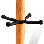 Вешалка с круглым основанием и черными металлическими крючками Industrial Metal Rust варинант исполнения - 2 | Loft Concept в Нижнем Новгороде