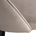 Стул велюровый серо-бежевый Schelde Gray Beige варинант исполнения - 4 | Loft Concept в Нижнем Новгороде