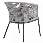 Кресло с декоративным плетением на спинке и подлокотниках Armchair Weaving варинант исполнения - 3 | Loft Concept в Нижнем Новгороде