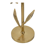 Столик с золотистым основанием в виде цветка и круглой мраморной столешницей Golden Snowdrop варинант исполнения - 4 | Loft Concept в Нижнем Новгороде