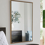 Зеркало прямоугольное в фактурной золотой раме Reflective Fabric варинант исполнения - 6 | Loft Concept в Нижнем Новгороде