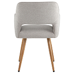 Стул в рогожке серого цвета NEASAN STOOL варинант исполнения - 3 | Loft Concept в Нижнем Новгороде