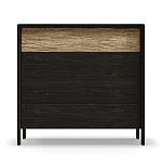 Комод 4 ящика с подсветкой на рельефном фасаде Warm Industrial варинант исполнения - 1 | Loft Concept в Нижнем Новгороде