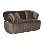 Диван двухместный коричневый Clarisse варинант исполнения - 1 | Loft Concept в Нижнем Новгороде