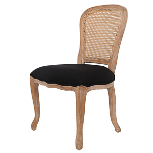 Стул French chairs Provence Neman Black Rattan Chair