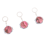 Зеркало брелок складное двухстороннее из натурального камня Родонит Stone Mirrors варинант исполнения - 8 | Loft Concept в Нижнем Новгороде