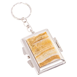 Зеркало брелок складное двухстороннее из натурального камня Оникс Silver Stone Mirrors варинант исполнения - 1 | Loft Concept в Нижнем Новгороде